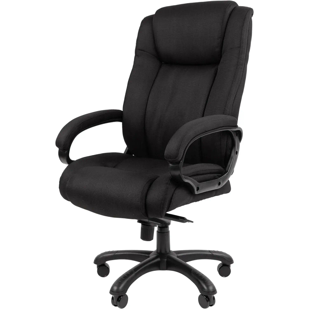 Кресло VT_Chairman 410 ткань SX черный (черный пластик)