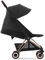 Коляска Cybex Coya Rosegold Frame Aton S2 i-Size Hibiscus Red Sepia Black с дождевиком и бампером