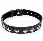 Ошейник с шипами Notabu BDSM чёрный