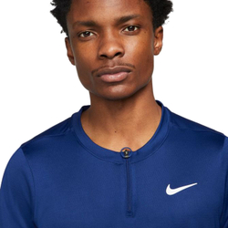 Мужское теннисное поло Nike Men's Court Dri-Fit Advantage Polo - deep royal blue/white