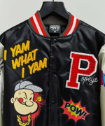 Бомбер REASON Popeye Pow Satin Chenille Patch