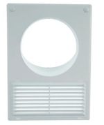 Решетка вентиляционая 184*254 с фланцем D125