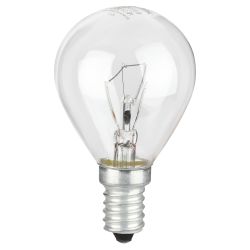 Лампочка ЭРА P45 40Вт Е14 / E14 230В накаливания шар прозрачный