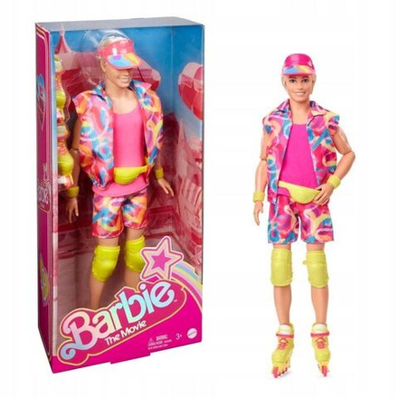 Кукла Mattel Barbie The Movie - Коллекционная кукла Барби Кен на роликовых коньках Кинокукла HRF28