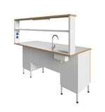 Стол пристенный химический с рабочей поверхностью из ламината