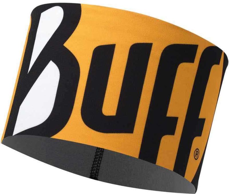 Теплая спортивная повязка на голову Buff Headband Tech Fleece Ultimate Logo Black Фото 1