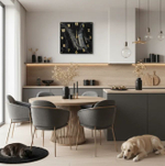 Подарочные часы — эпоксидная смола, мрамор, ручная работа