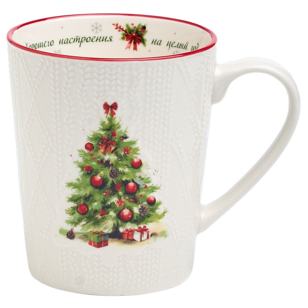 КРУЖКА LEFARD "ХОРОШЕГО НАСТРОЕНИЯ НА ЦЕЛЫЙ ГОД" 400МЛ