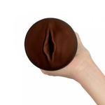 Мастурбатор Feel Stroker от KIIROO вульва (темно-коричневый)