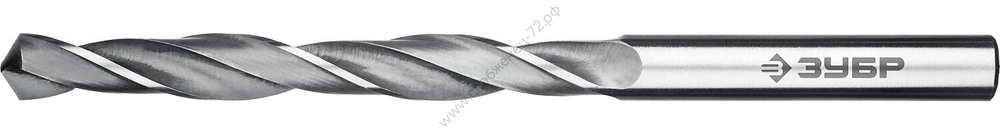 ЗУБР ПРОФ-В 6.9х109мм, Сверло по металлу, сталь Р6М5, класс В