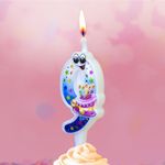 Свеча Цифра, 9 Веселые глазки, 12 см, 1 шт.