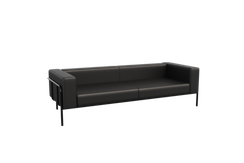 Flex Диван трехместный FLX-3 Santorini 0401/Металл Черный 2100*915*690