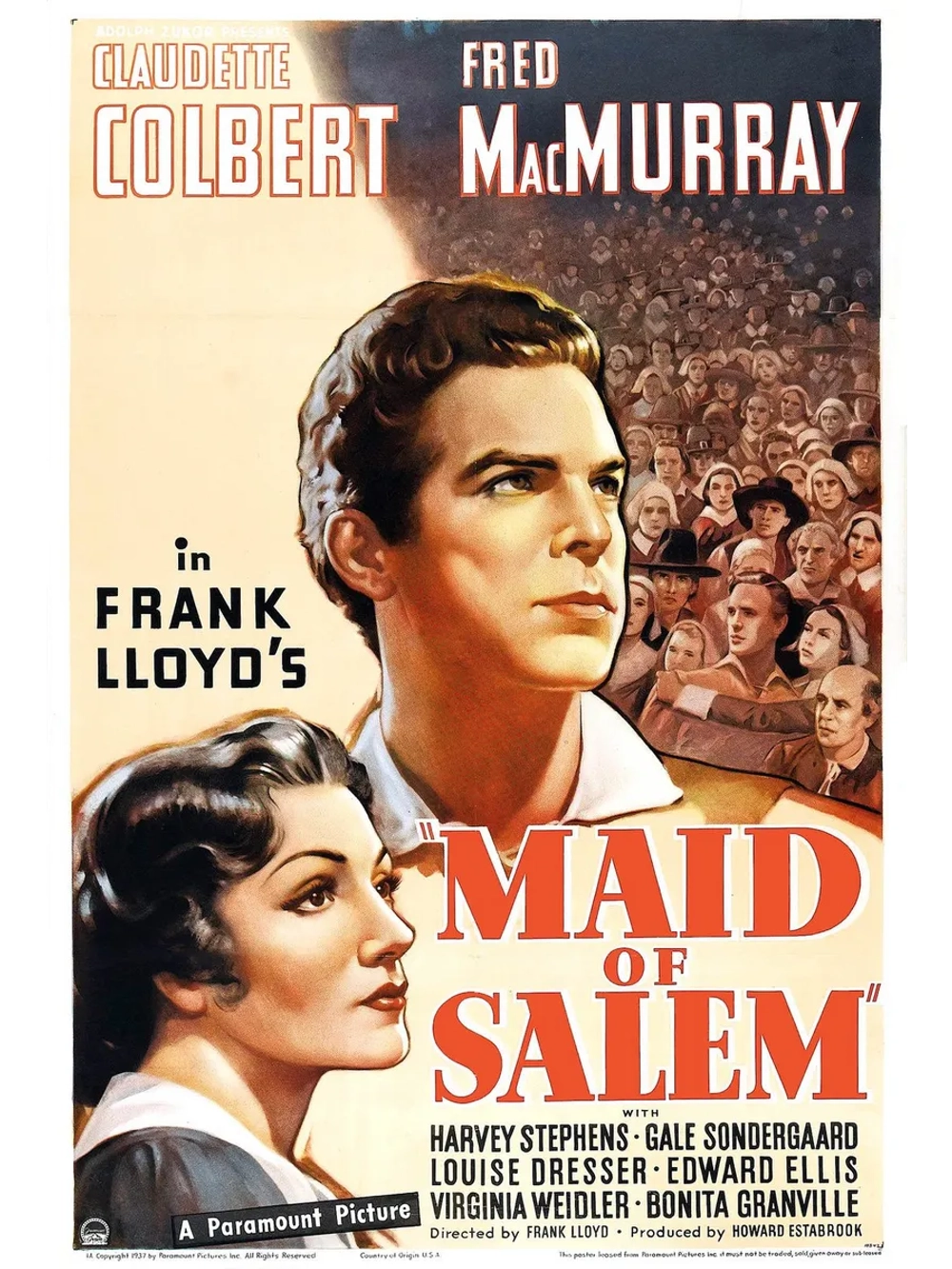 Девушка Салема (1937) (DVD-R)