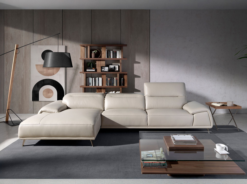 Угловой диван Angel Cerda 6149/KF112-L-M5652 кожаный
