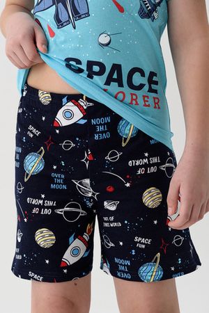 Пижама с шортами для мальчика Аэродром