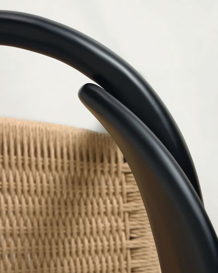 Стул Glynis черный натуральный La Forma Испания