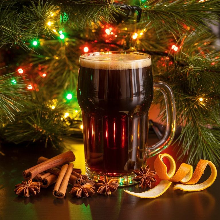 Новый год в бокале: Рождественское пиво из солодового экстракта.