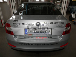 Фаркоп оцинкованный Galia S105C для Skoda Octavia седан/универсал 2013-(паспорт и сертификат в комплекте)(без электрики)
