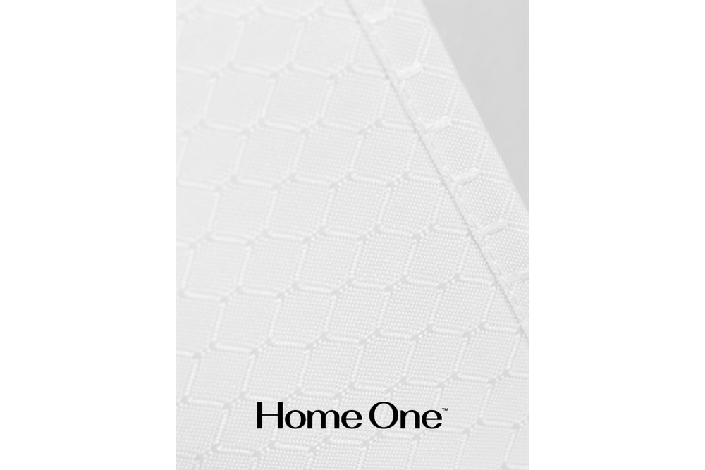 Штора для ванной Home One Waffle, 180х200, полиэстер, белый