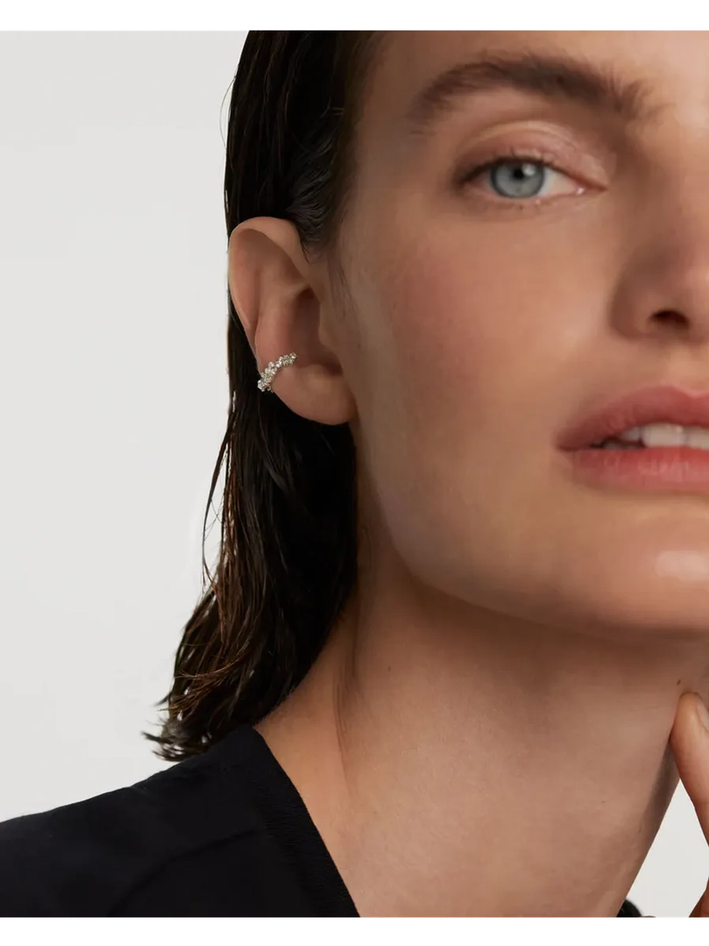 Кафф Bubble Серебро 925 пробы покрытое родием