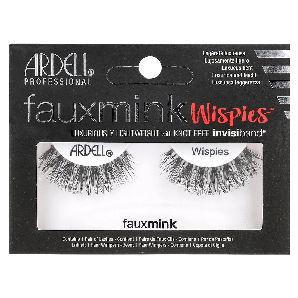 Ardell, Ресницы из искусственной норки, Wispies ™, 1 пара