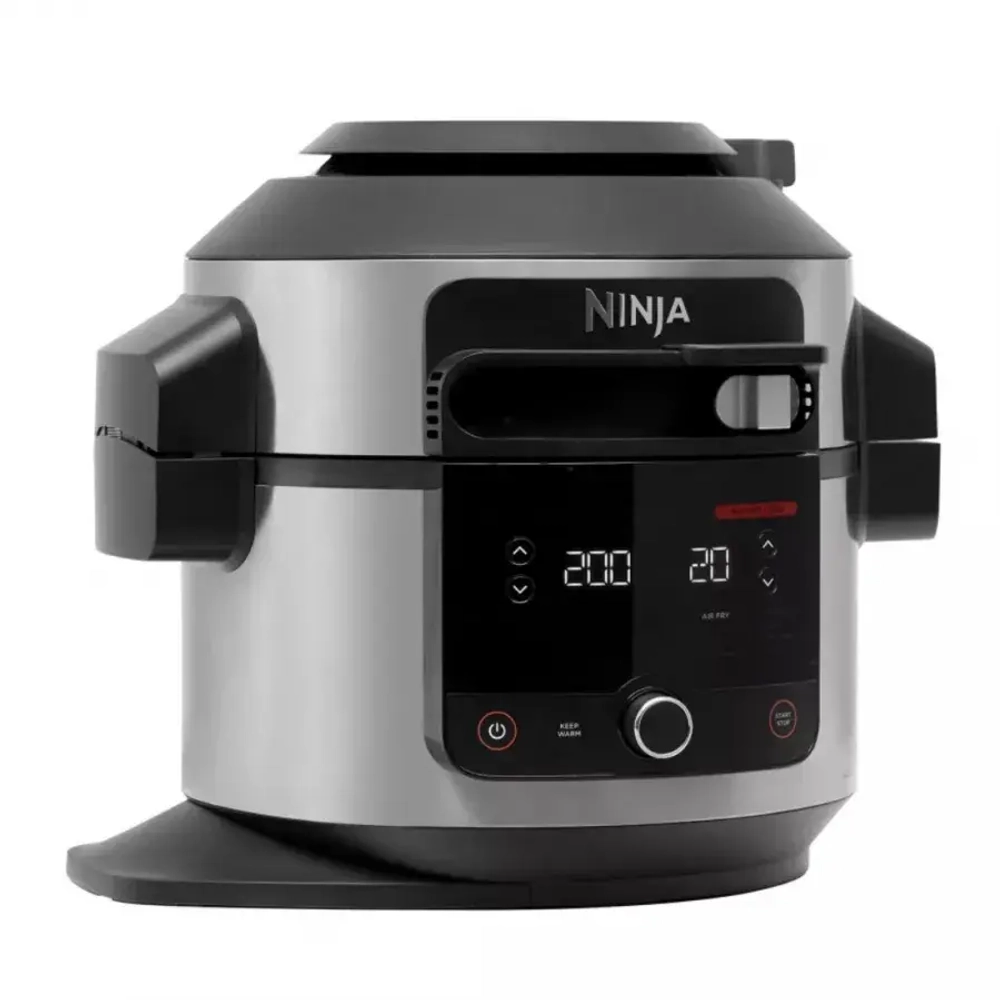 Мультипечь 11в1 Ninja Foodi SmartLid OL550EU стальной/черный