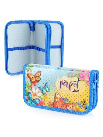 Пенал 2-секц. большой (Волшебные бабочки) (ПО-09)