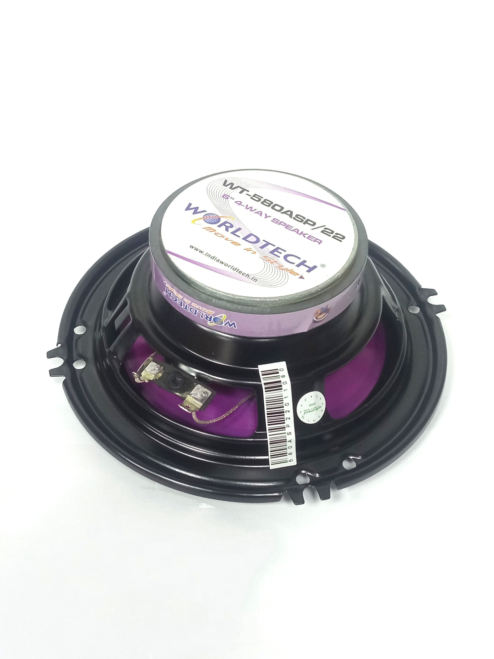 Автоколонки 16см/6" 4-Way с сетками "Комплект2шт" Worldtech WT-580ASP/22