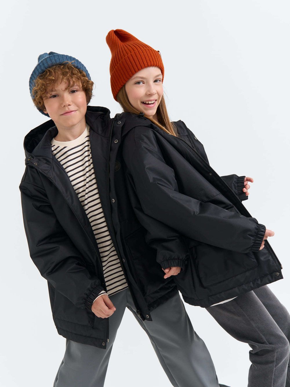 Куртка демисезонная "Уголь" 7+