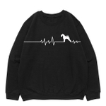 Свитшот "Керри Блю терьер - сердечный ритм"