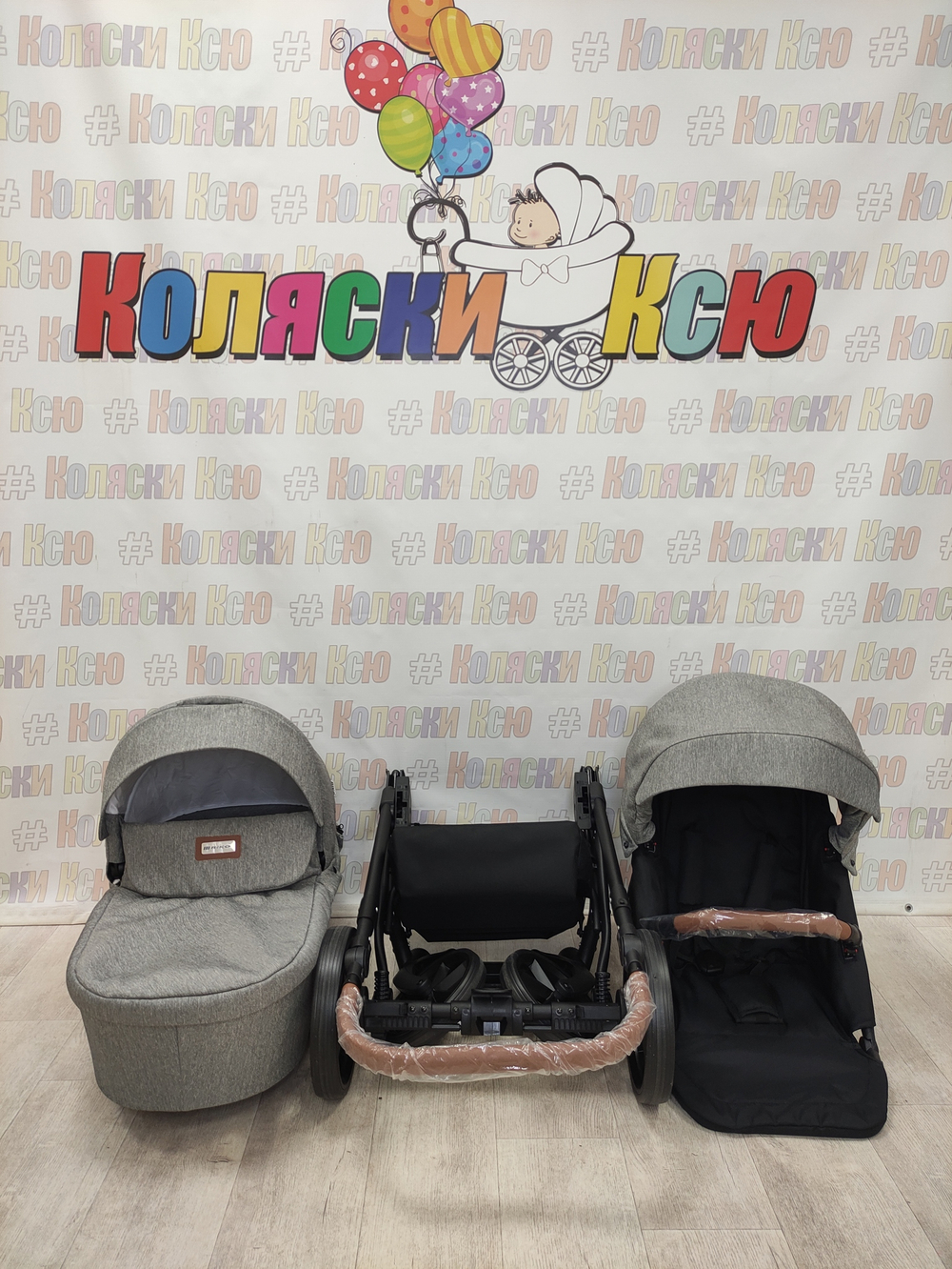 Коляска модульная Riko Basic Idol 04 Anthracite