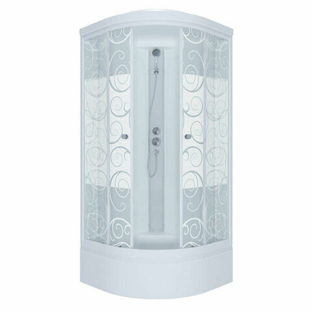 Душевая кабина Узоры 90*90 В (ДН4)