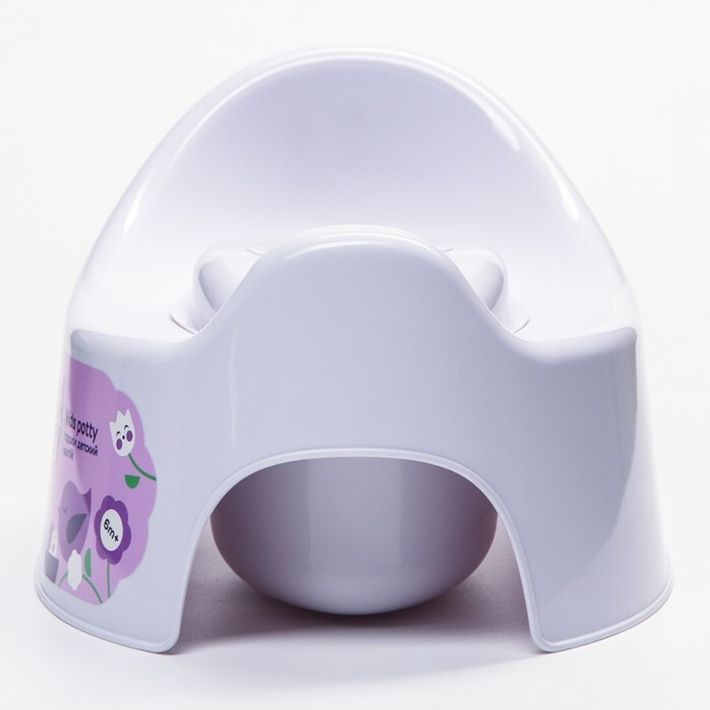 Горшок Lalababy Follow Me серо-сиреневый с крышкой  LA2701СРН