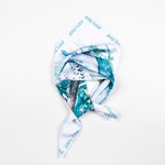 Шейный платок «Полярная сова», 70×70 см