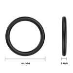 Набор из 3 эрекционных колец 4см, 5см и 6см Baile Ring Rubbet Set BI-026013