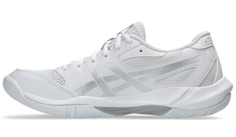 Женские кроссовки для бадминтона/сквоша Asics Gel-Rocket 12 - white/pure silver
