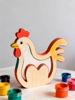 Фигурки для раскрашивания, пасхальный декор курочка
