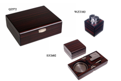 Пепельница сигарная Lubinski с набором, Эбеновое дерево