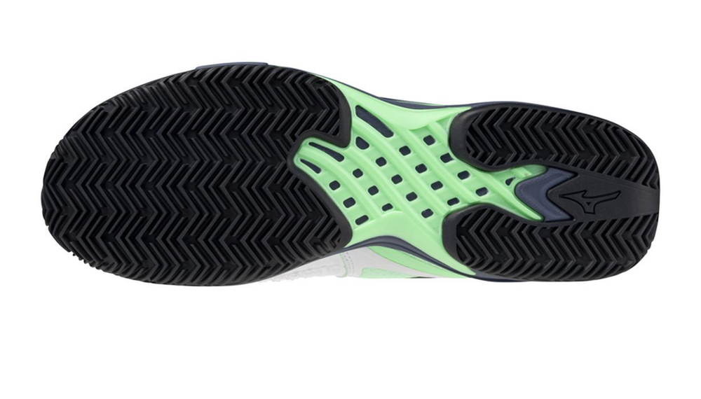 Мужские кроссовки теннисные Mizuno Wave Exceed Tour 6 CC - белый