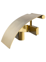 Держатель для туалетной бумаги с крышкой WONZON & WOGHAND LOTTE, Брашированное золото (WW-8326-BG)