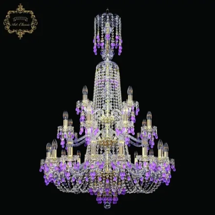Подвесная люстра Art Classic 11.24.16+8+4.300.3d.XL-130.Gd.V7010