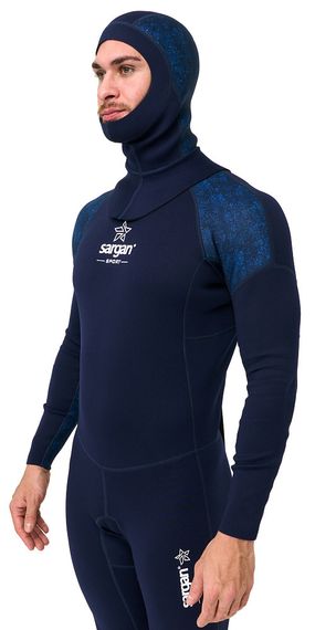 Шлем Sargan Sport 1022/BL длинный 3 мм синий