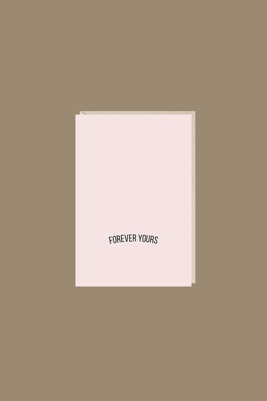 Открытка "forever yours" / Mitrozhe