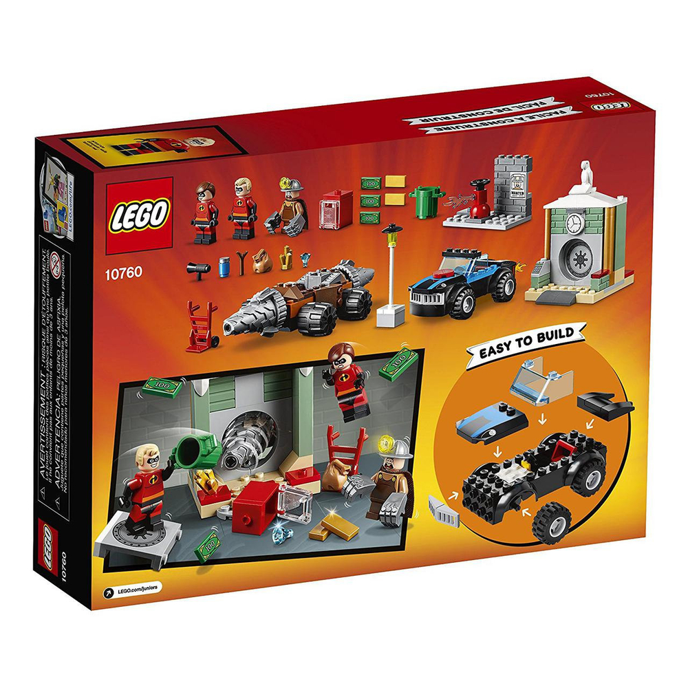 LEGO Juniors: Подрывашкин грабит банк 10760 — Underminer Bank Heist — Лего Джуниорс Подростки