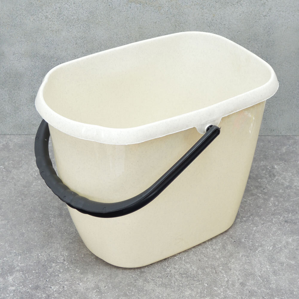 Ведро 13л "Malta" прямоугольное (бежевый)