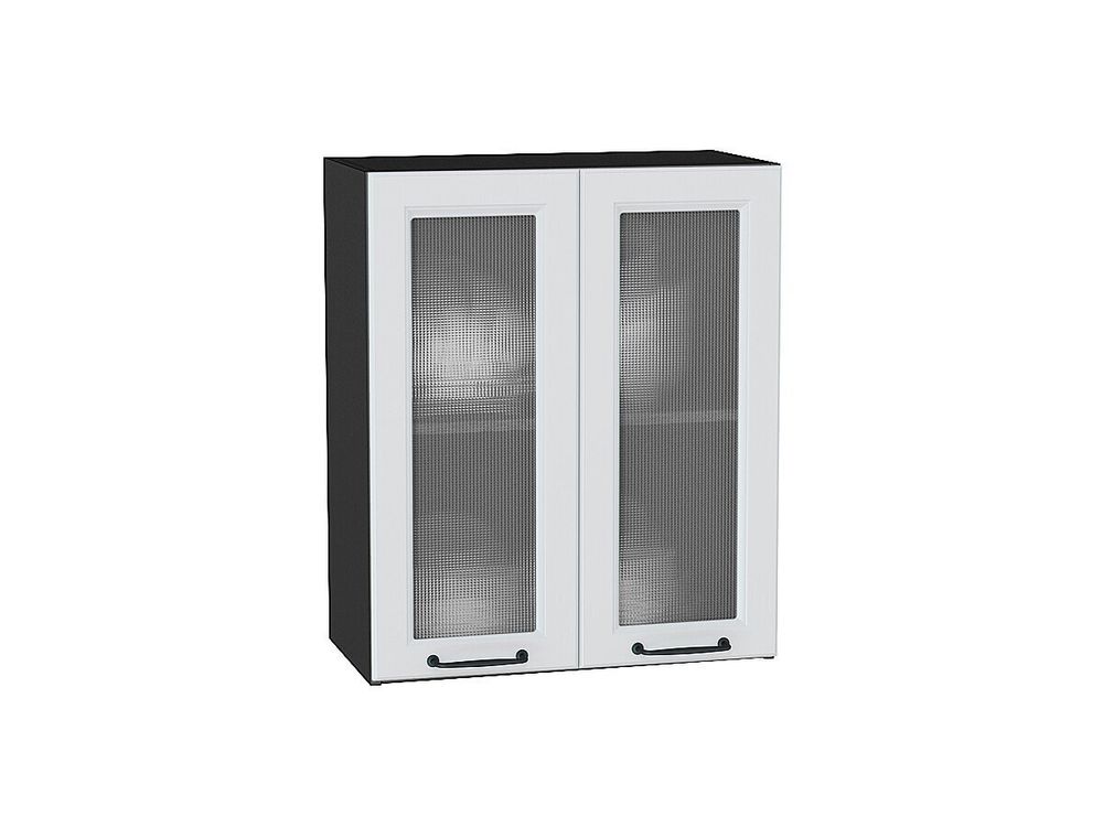 Шкаф верхний с 2-мя остекленными дверцами Ницца