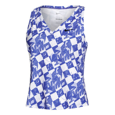 Женская теннисная майка Nike Court Victory Dri-Fit Tank Top Women - Blue, White