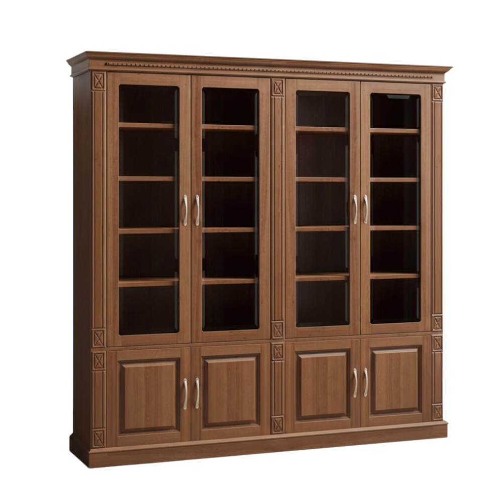 ВЕРДИ Шкаф книжный 4-дверный П3.487.2.04