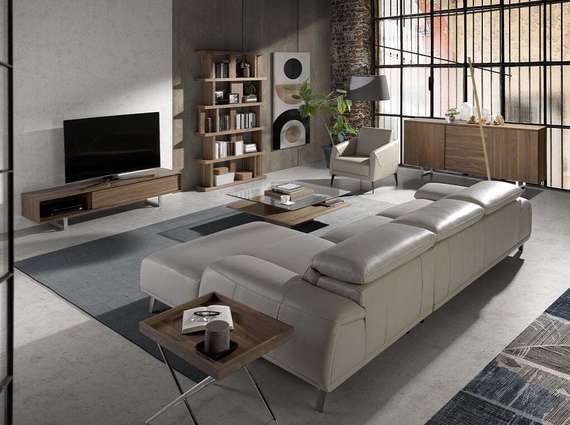 Журнальный столик Angel Cerda 2017, 100х100 см, стекло, орех