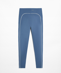 OYSHO Легинсы Comfortlux до щиколотки длиной 65 см с высокой посадкой, линялый синий